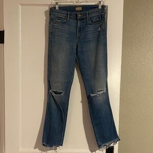 Mother Rascal Ankle in Wild!  Size 27. Very good used condition - super soft!